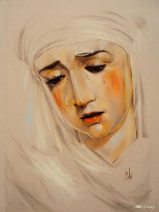 Nuestra Señora de la Piedad por la artista plástica Inma Peña