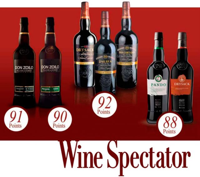 Wine spectator puntúa con sobresaliente