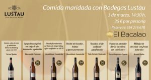 El Bacalao y Bodegas Lustau: un maridaje perfecto Comida maridada Bodegas Lustau