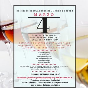 Seminario de Introducción a los Vinos de Bodegas Grupo Estévez