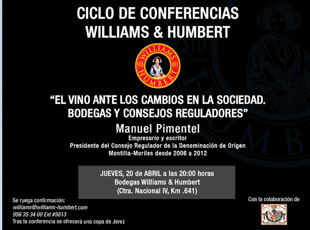 Manuel Pimentel Siles Ciclo de Conferencias Williams & Humbert