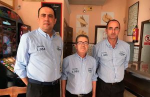 El Freidor de la calle Arcos, con el Vino de Jerez Antonio Sañudo , Juan Nieto, Luís Miguel Ordóñez