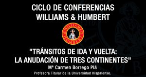 Mª Carmen Borrego Plá, próxima invitada al Ciclo de Conferencias de Williams&Humbert Ciclo de Conferencias de Williams&Humbert