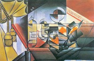 La Botella de Jerez de la Frontera Juan Gris. El reloj
