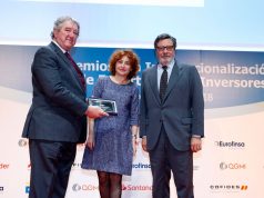 González Byass es Premiada por su Trayectoria Internacional Entrega premios internacionales Gonzalez Byass