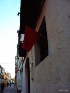 Bandera roja del Tabanco Escuela