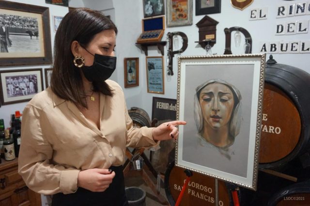 La artista plástica Inma Peña explica su obra