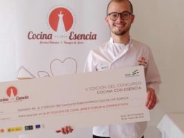 Miguel Zamora Vencedor del V Concurso Gastronómico Cocina con Esencia