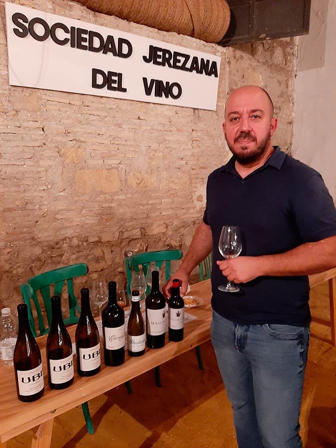 Ramiro Ibáñez en La Sociedad Jerezana del Vino