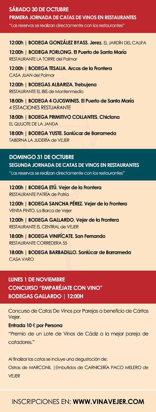 Un fin de semana intenso de catas y gastronomía en VINAVEJER 2021