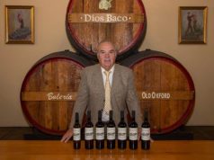 La bodega jerezana Dios Baco celebra su 30 aniversario José Páez con la nueva imagen de la Gama Dios Baco