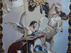 Un Cartel único y el tiempo dará la razón Alegoría de Jerez representándose sus grandes barrios y elementos más característicos